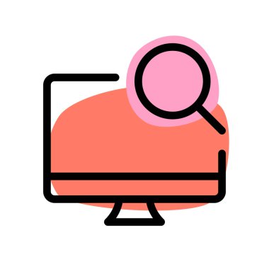 Bir masaüstündeki dosyaları etkin bir şekilde aranıyor.