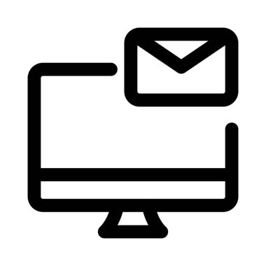 Elektronik posta iletişimi için masaüstü kullanımı.