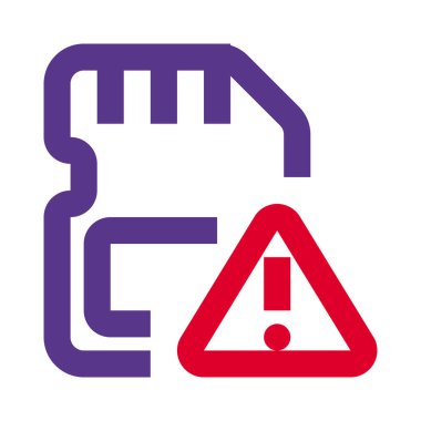 Yetersiz alan için Sd kart uyarısı.