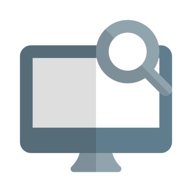 Bir masaüstündeki dosyaları etkin bir şekilde aranıyor.