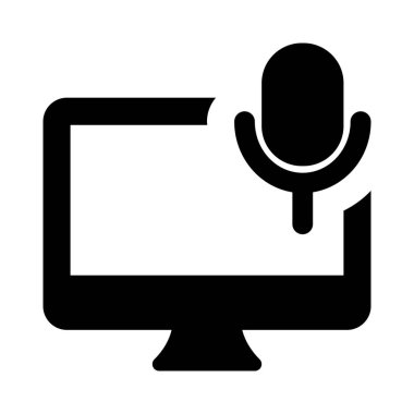 Bilgisayardaki ses girdisi için kullanılan mikrofon.