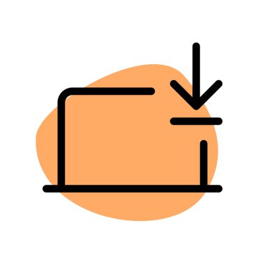 Laptop deposuna veri alınıyor ve kaydediliyor.