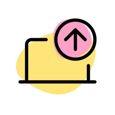 Bir dizüstü bilgisayardan başka bir aygıta veri yükleniyor.