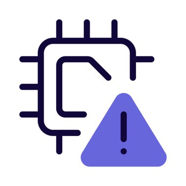 Veri transferini önlemek için mikroçipte uyarı.