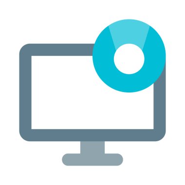 Video aramaları için entegre bir kamera ile izleyici.