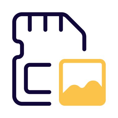 Verimli resim depolama için yüksek kapasiteli SD kart.