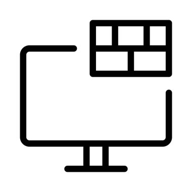 Güvenlik duvarı güvenli ve izlenen ağları sağlıyor.