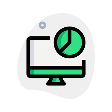 Veriler dairesel grafik biçiminde görüntüleniyor.