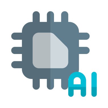 Yüksek hesaplama gücüne sahip yapay zeka çipi.