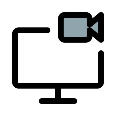 Monitörde görsel veri yakalanıyor ve saklanıyor.