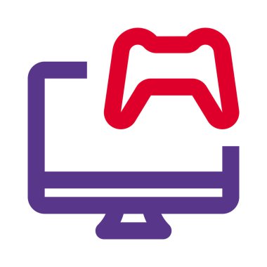 Etkileşimli video oyunları kurulu masaüstü.