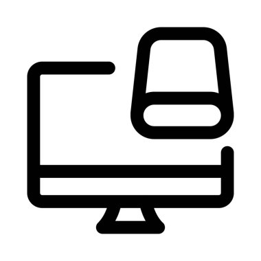 Veri depolamak için bir masaüstü sürücüsü kullanılıyor.