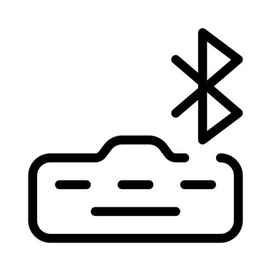 Kablosuz klavye bluetooth ile bağlanır.