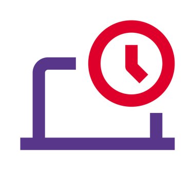 Güncel saat ve tarihi dizüstü bilgisayarda gösteriliyor.