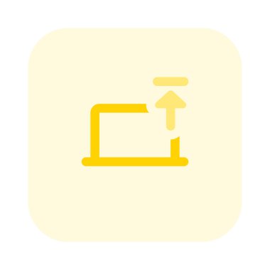 Veriler bir dizüstü bilgisayar kullanarak sunucuya aktarılıyor.