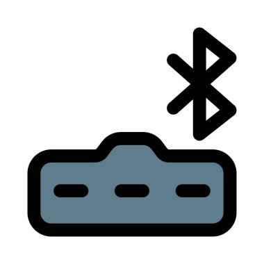 Kablosuz klavye bluetooth ile bağlanır.