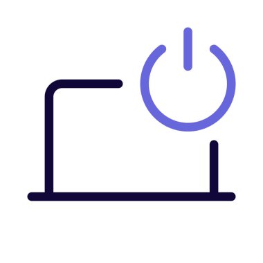 Etkinleştirme için dizüstü bilgisayarda güç düğmesi.