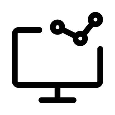 Masaüstü ekranında verilerin grafiksel görüntüsü.