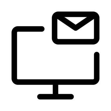 Masaüstündeki e- postalar erişiliyor ve yönetiliyor.