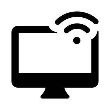 İnternet erişimi için masaüstünde kablosuz bağlantı.