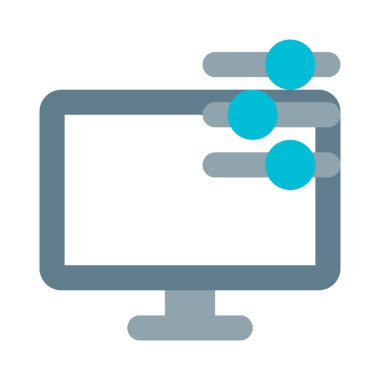 Monitördeki dengeli ses ayarları ayarlanıyor.