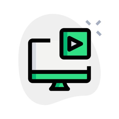 Bilgisayar ekranında görüntülenen görsel ortam.