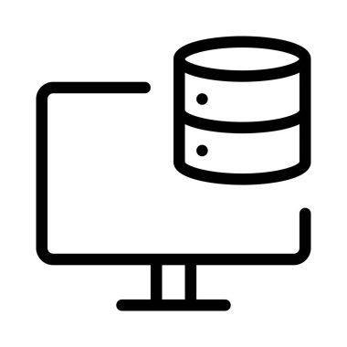 Bir masaüstü bilgisayarında düzenli veri depolama.