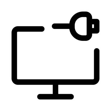 Bilgisayar ve monitör arasındaki bağlantı kablosu.