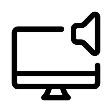 Ses iletimi için masaüstü hoparlörünün kullanılması.