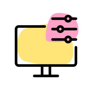 Monitördeki dengeli ses ayarları ayarlanıyor.