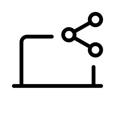 Dizüstü bilgisayar teknolojisi ile dosya ve veri paylaşımı.