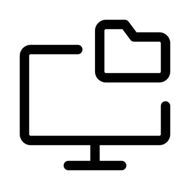 Bilgi depolamak için masaüstünde dijital dizin.