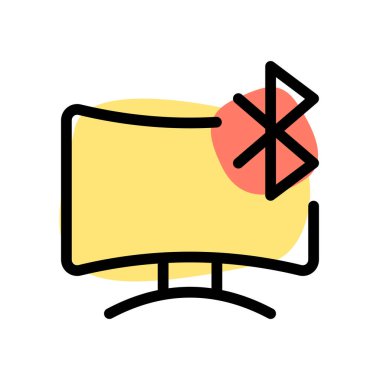 Bluetooth 'a bağlı tam çözünürlüklü ekran.