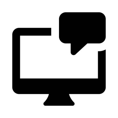 İletişim için bir masaüstü kullanılıyor.