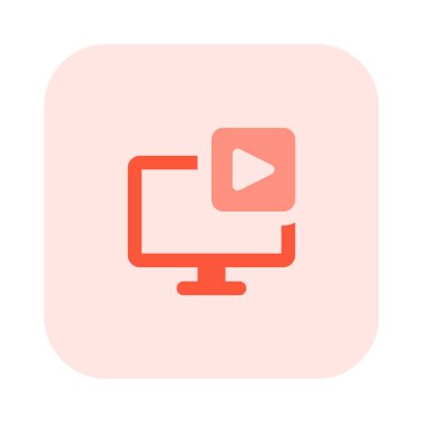 Monitör ekranında görüntülenen görsel içerik.