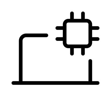 Mikroçipin entegrasyonu dizüstü bilgisayar performansını artırır.