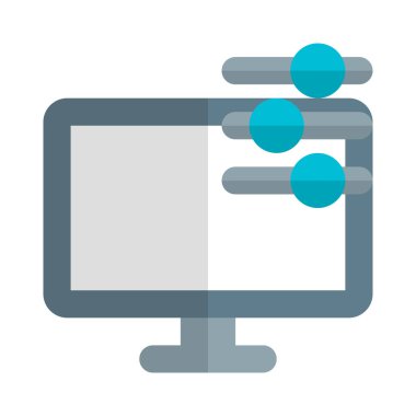 Monitördeki dengeli ses ayarları ayarlanıyor.