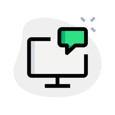 Masaüstü ile ileti ya da posta gönderiliyor.