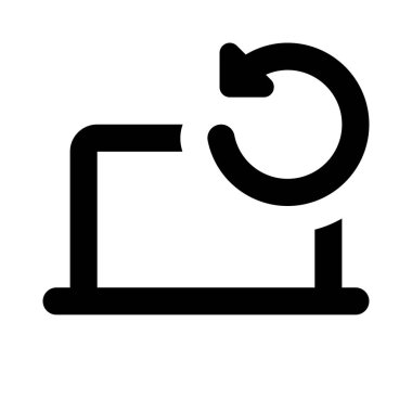 Yeni bir başlangıç için dizüstü bilgisayar yeniden başlatılıyor.