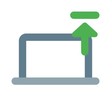 Veriler bir dizüstü bilgisayar kullanarak sunucuya aktarılıyor.