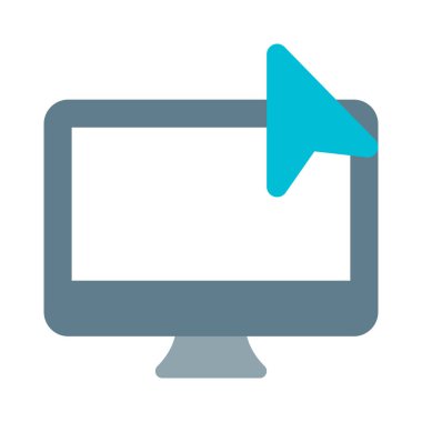 Masaüstü girdisi tarafından kontrol edilen ekranda işaretleyici.