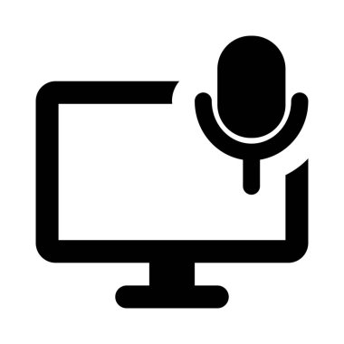 İletişim monitöründe bütünleşik mikrofon.