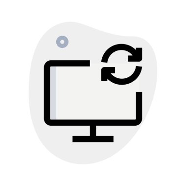 Monitörü içeriği tekrarlamak ya da döngülemek için ayarla.