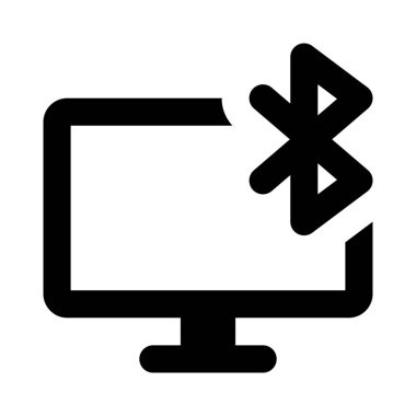 Bluetooth bağlantı durumu monitör ekranında görüntülendi.