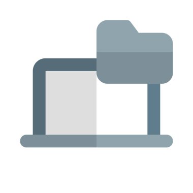 Dizüstü bilgisayardaki veri için sanal depolama alanı.