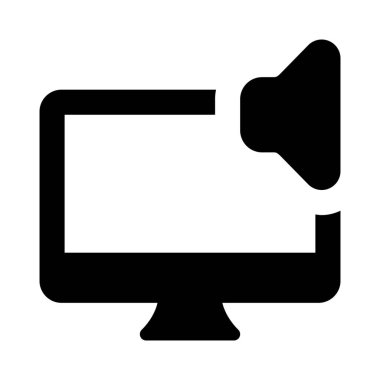 Ses iletimi için masaüstü hoparlörünün kullanılması.