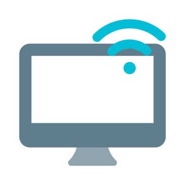 İnternet erişimi için masaüstünde kablosuz bağlantı.