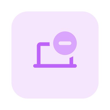 Pencere kontrolü için en aza indirgenmiş dizüstü bilgisayar.