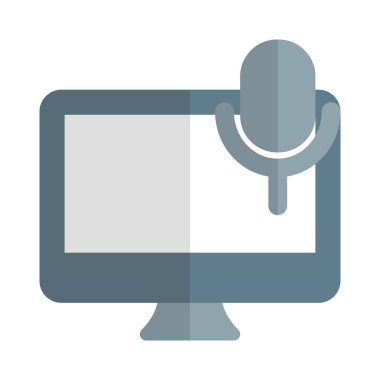 Bilgisayardaki ses girdisi için kullanılan mikrofon.