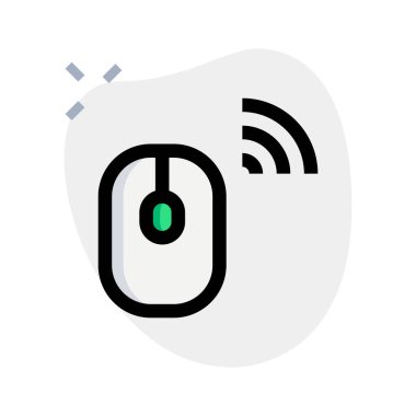 Bilgisayar aygıtını kontrol etmek için kablosuz fare.